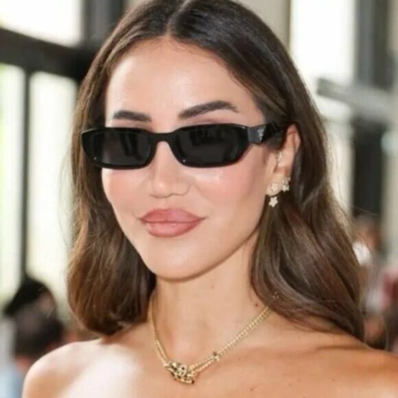 PRADA PR B06S 16K08Z Black Silver Dark Grey Sunglasses AUTHENTIC - Picture 4 of 7